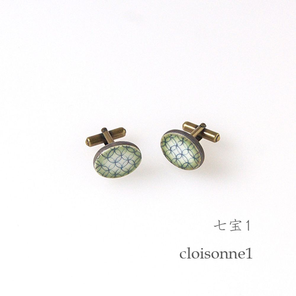 Gifts - KOMON【Traditional Patterns】Cufflinks - NANAYOSHA 2020