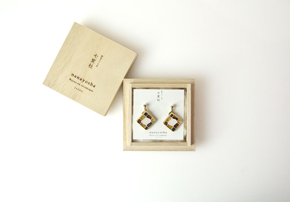 Gifts - 【MOSAIC】Earrings (L) - NANAYOSHA