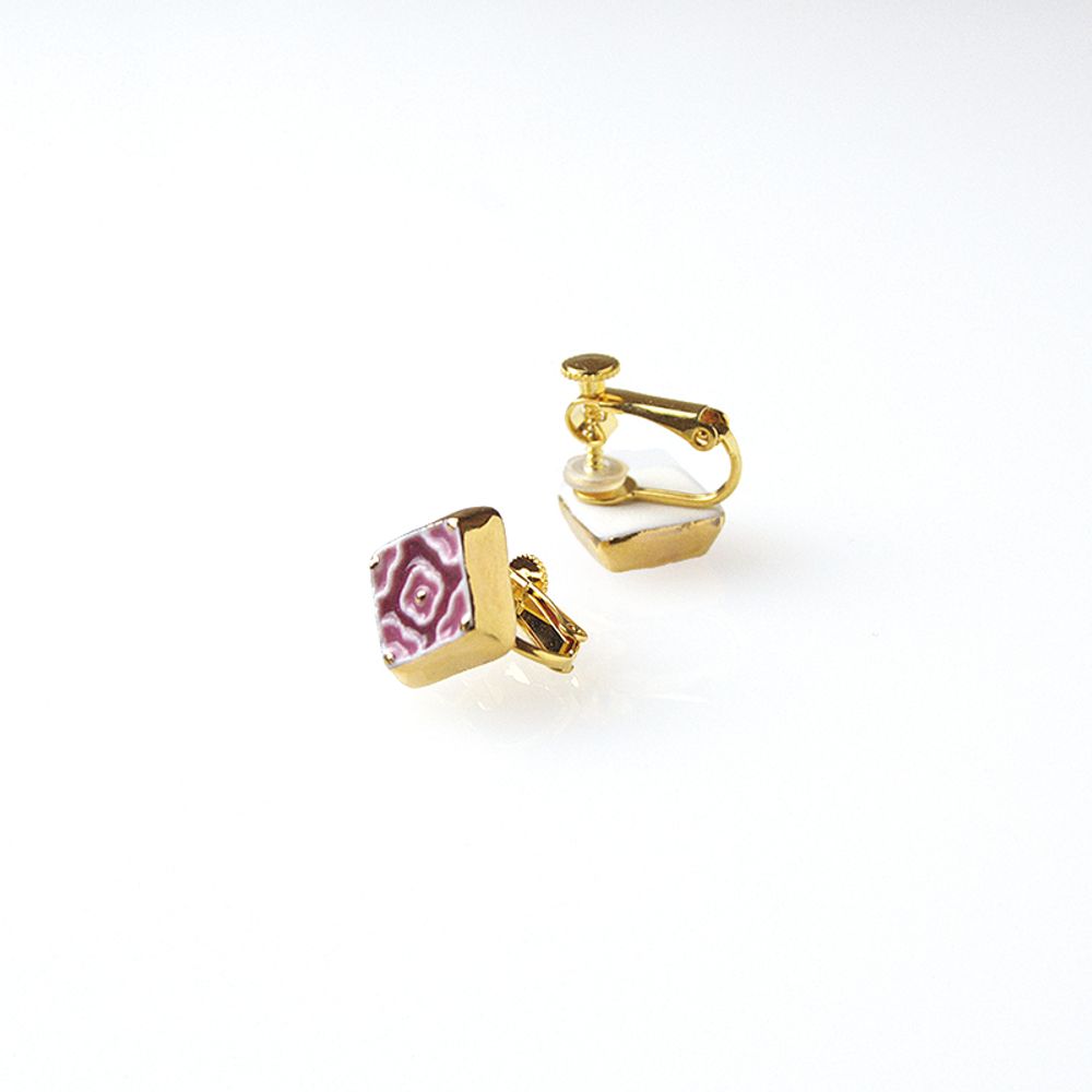 Cadeaux - 【MOSAIC】Boucles d'oreilles (S) - NANAYOSHA 2020