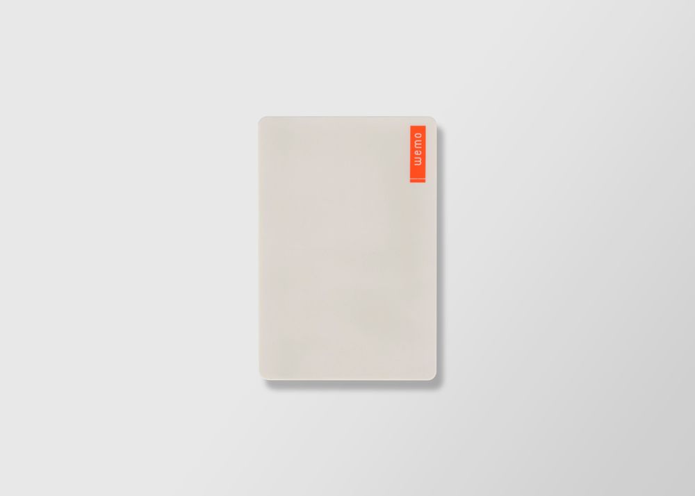Papeterie - Vignette autoadhésive taille L - WEMO