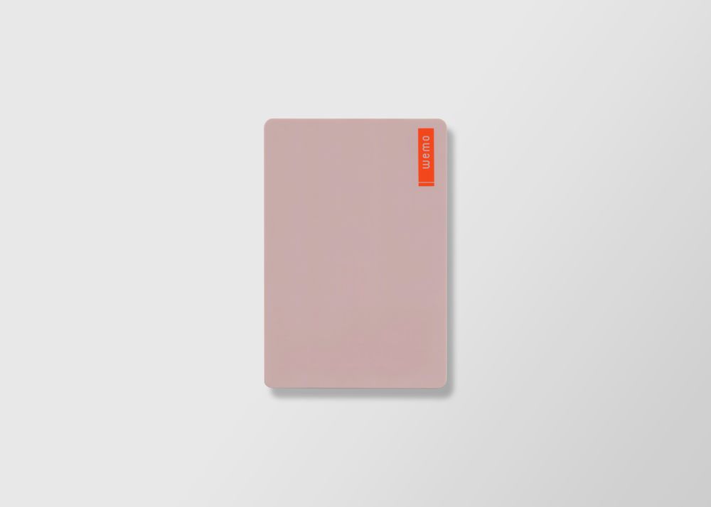 Papeterie - Vignette autoadhésive taille L - WEMO