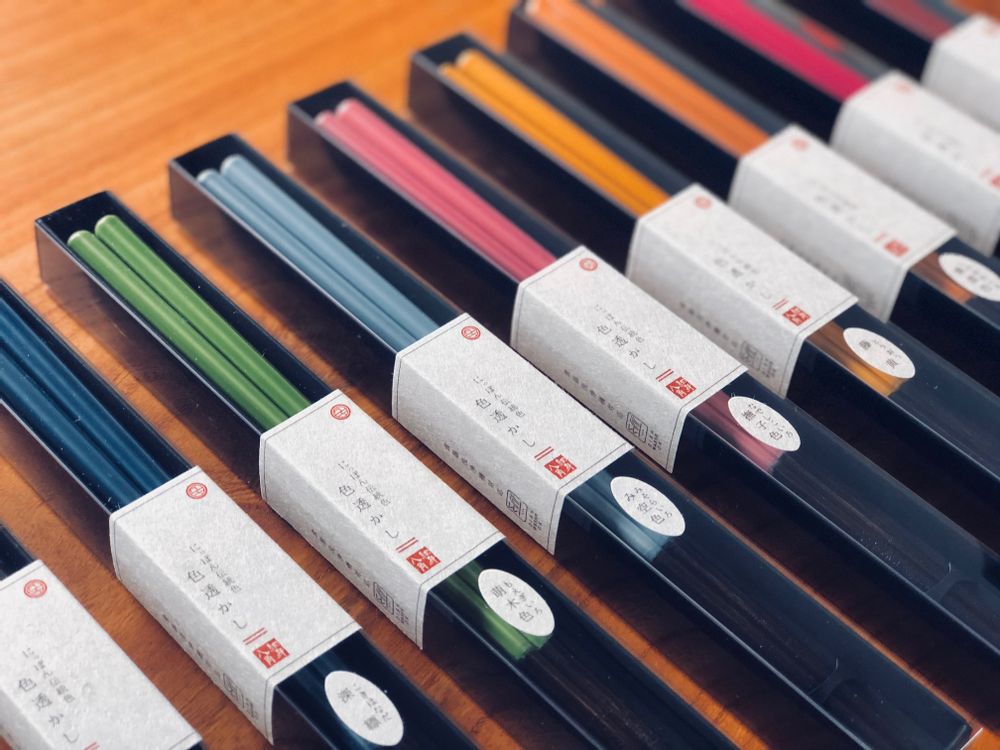 Gifts - Pottery inspired clear color chopsticks - HASHIFUKU