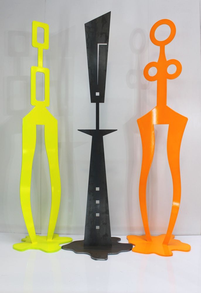Sculptures, statuettes et miniatures - KIKOO® FLUO Lemon Glossy - L'ATELIER DES CREATEURS