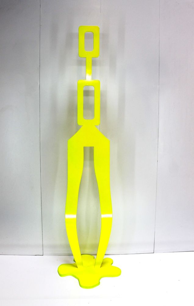 Sculptures, statuettes et miniatures - KIKOO® FLUO Lemon Glossy - L'ATELIER DES CREATEURS