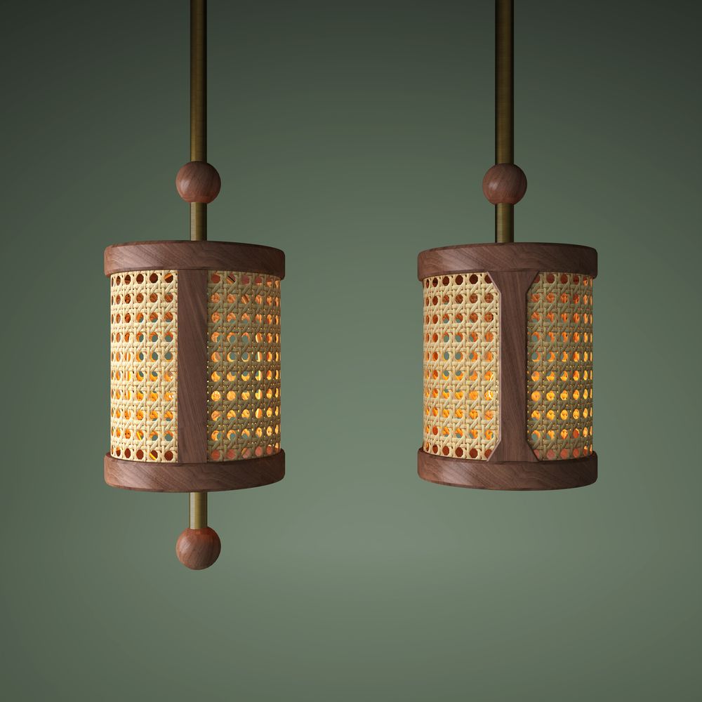 Hanging lights - Hamilton Pendant Lamp - WOOD TAILORS CLUB