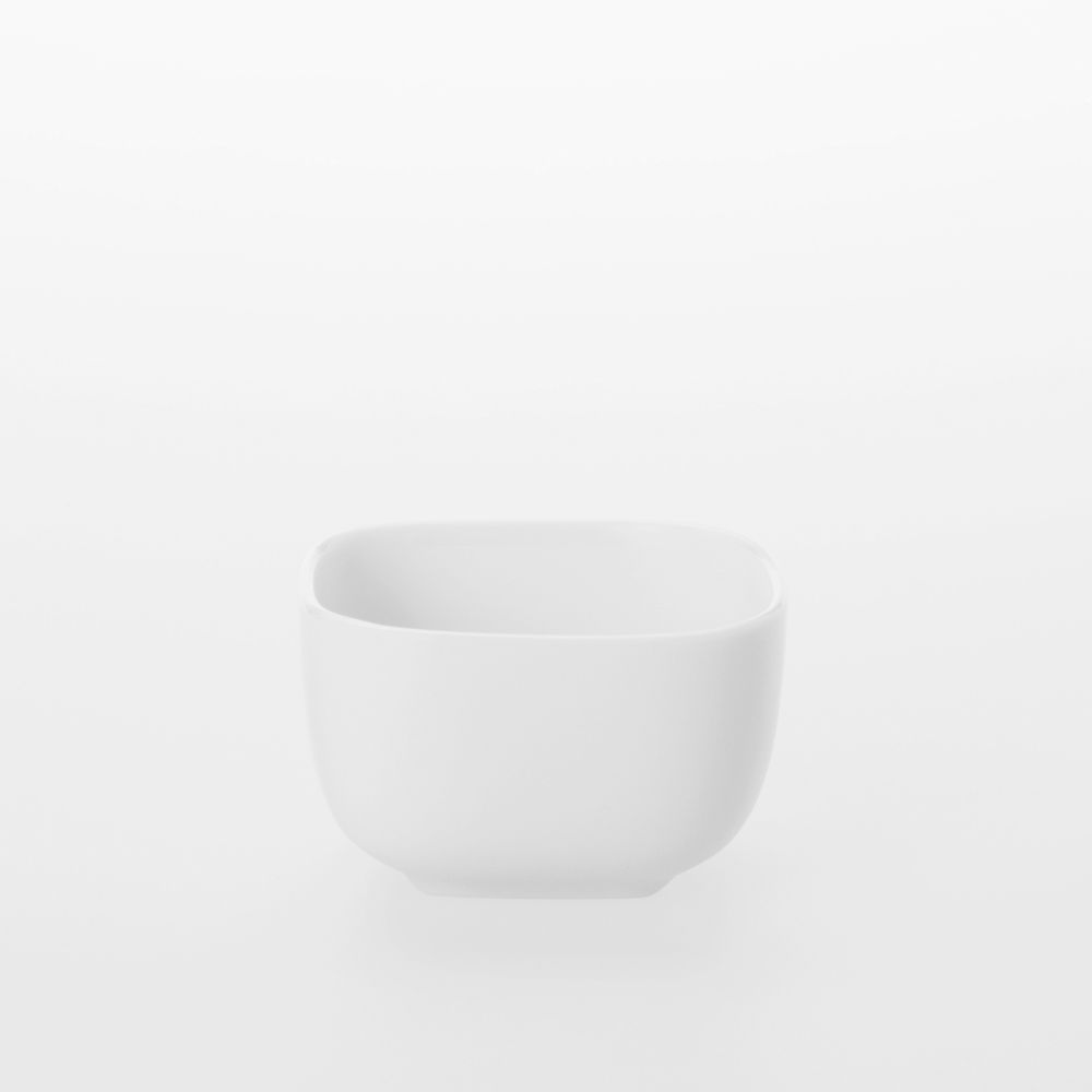 Platter and bowls - Square Porcelain Saucer 88ml - TG