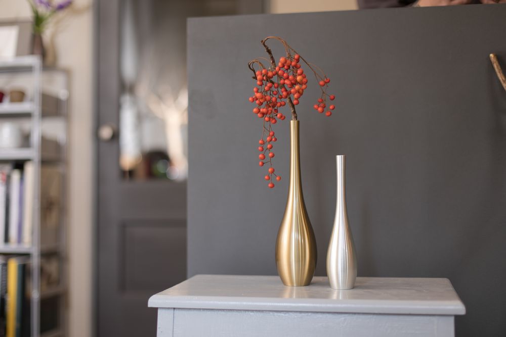 Vases - Sorori vase fleurs en laiton L - NOUSAKU