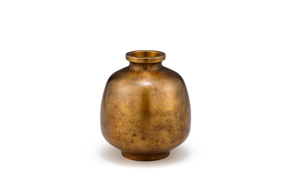Vases - HANAMITSUBO brass flower vase - NOUSAKU