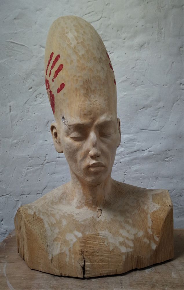 Sculptures, statuettes et miniatures - Tableau Les Mains Rouges - FRENCH ARTS FACTORY