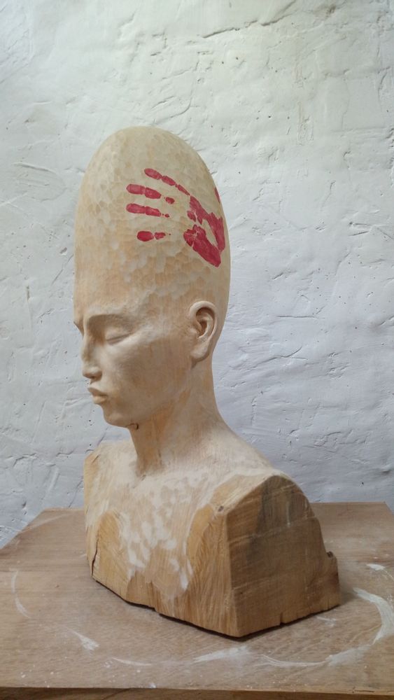 Sculptures, statuettes et miniatures - Tableau Les Mains Rouges - FRENCH ARTS FACTORY