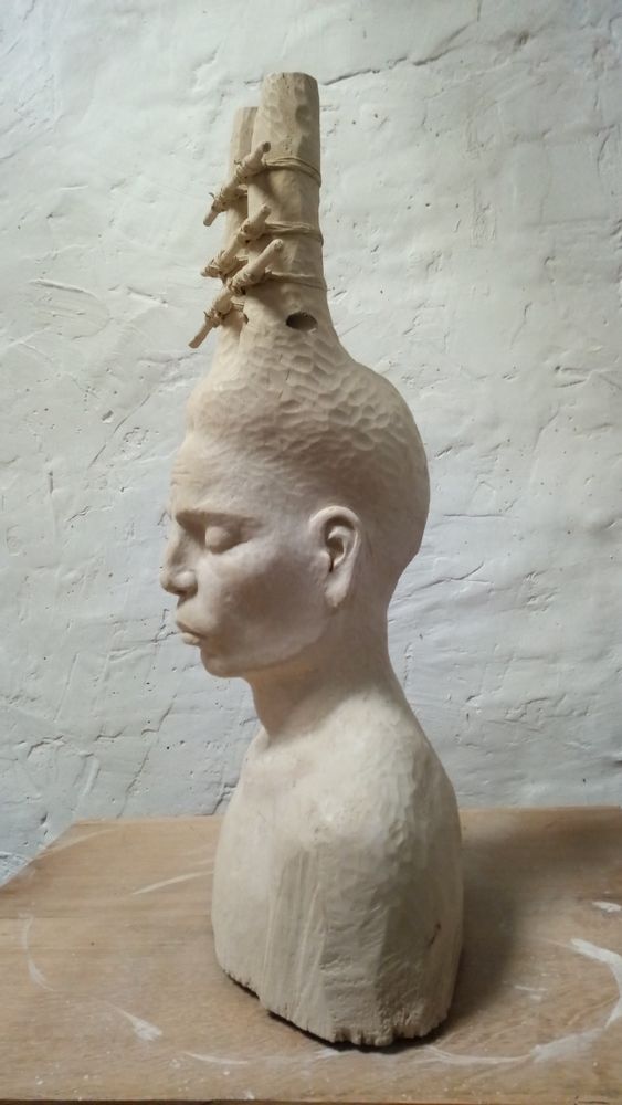 Sculptures, statuettes and miniatures - Homme Echelle Sculpture - FRENCH ARTS FACTORY