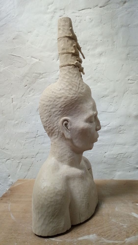 Sculptures, statuettes and miniatures - Homme Echelle Sculpture - FRENCH ARTS FACTORY