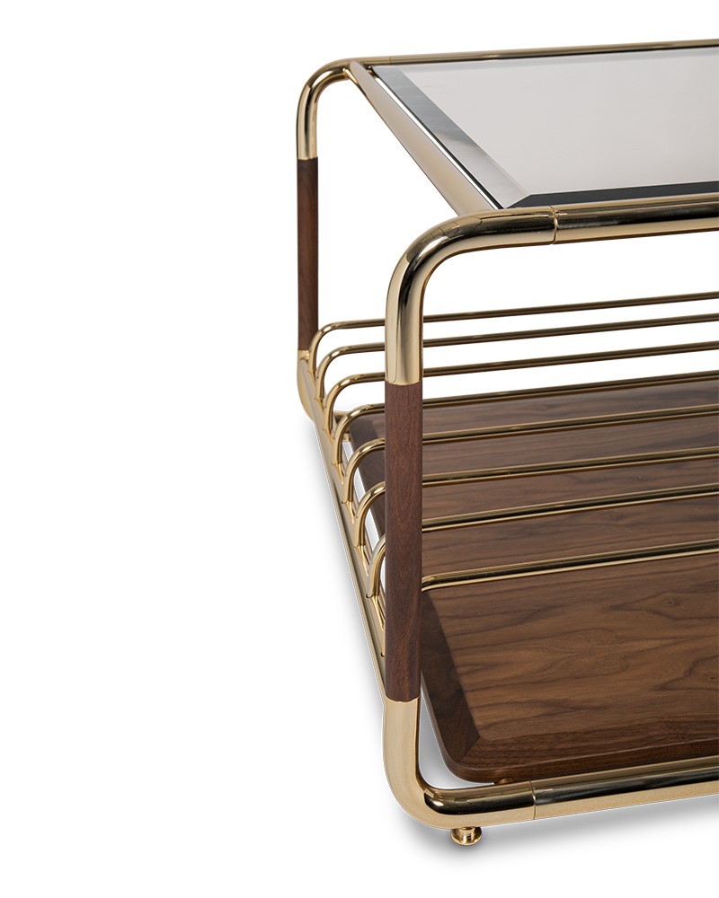 Coffee tables - Launter Center Table - CAFFE LATTE