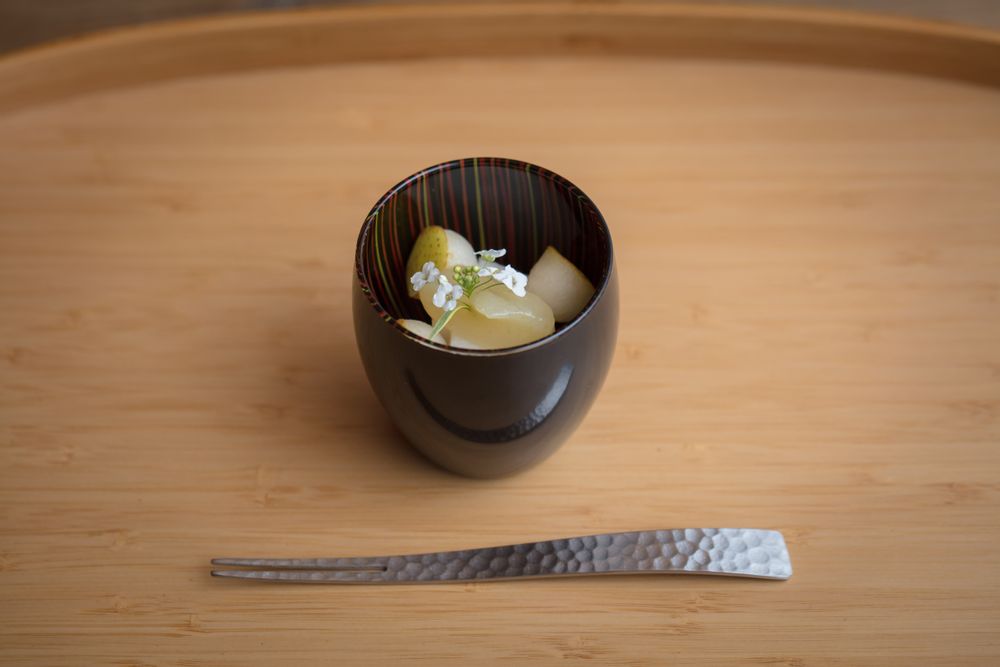 Verre d'art - tsubomi tasse - HYAKUSHIKI