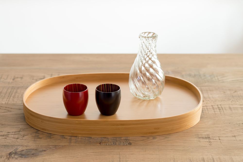 Verre d'art - tsubomi tasse - HYAKUSHIKI