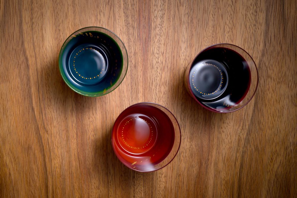 Verre d'art - Gobelet awase M - HYAKUSHIKI