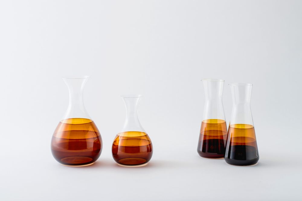 Art glass - Warin carafe S - HYAKUSHIKI
