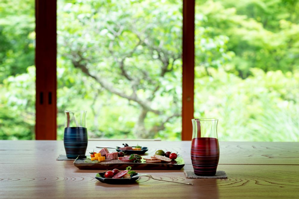 Verre d'art - Gobelet kumpu L - HYAKUSHIKI