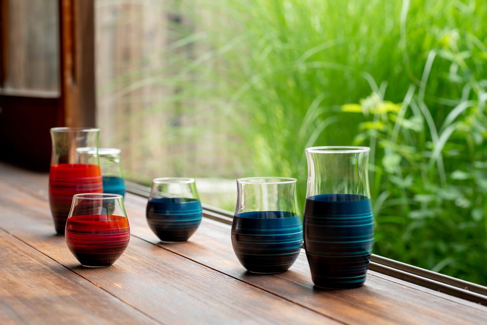 Verre d'art - Gobelet kumpu L - HYAKUSHIKI