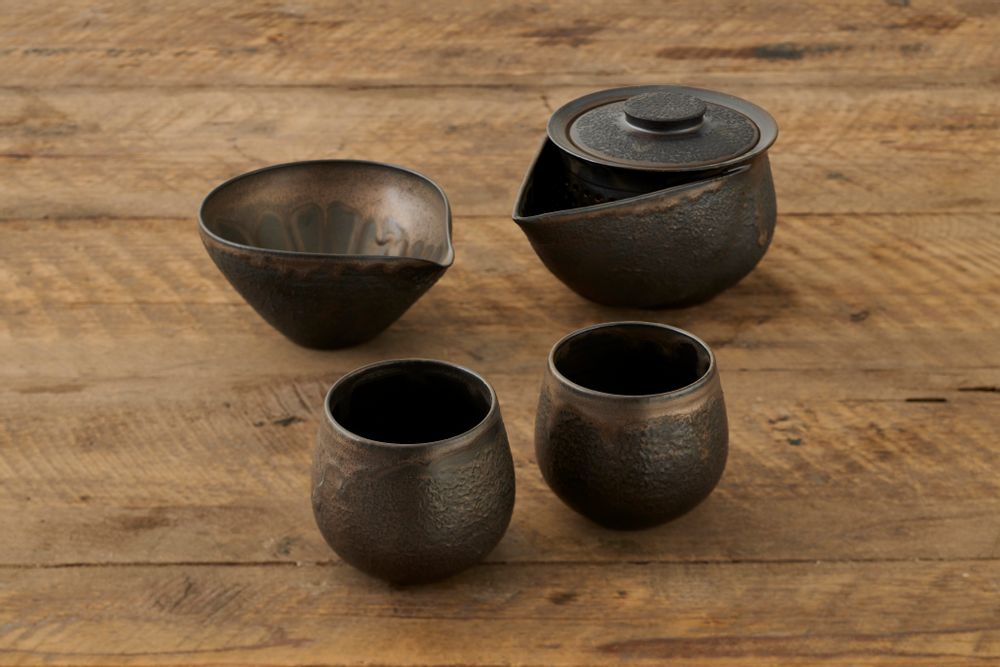 Ceramic - Kokushu Tea set - =K+
