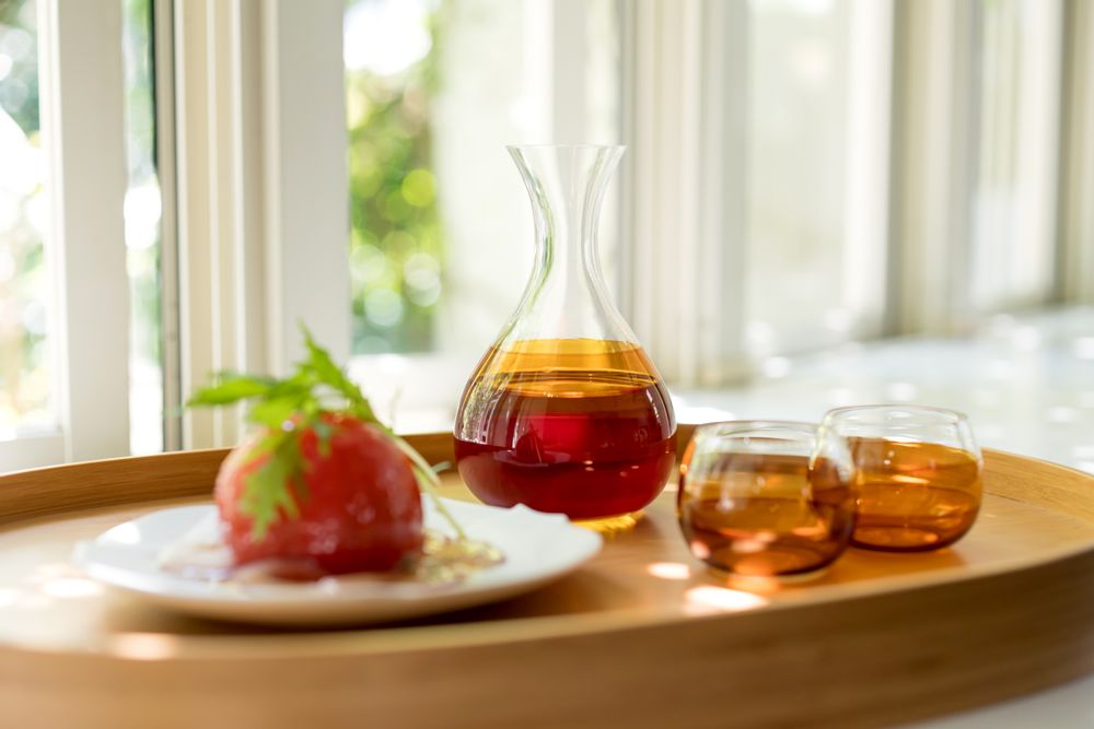 Verre d'art - Verre à saké warin (rond) - HYAKUSHIKI