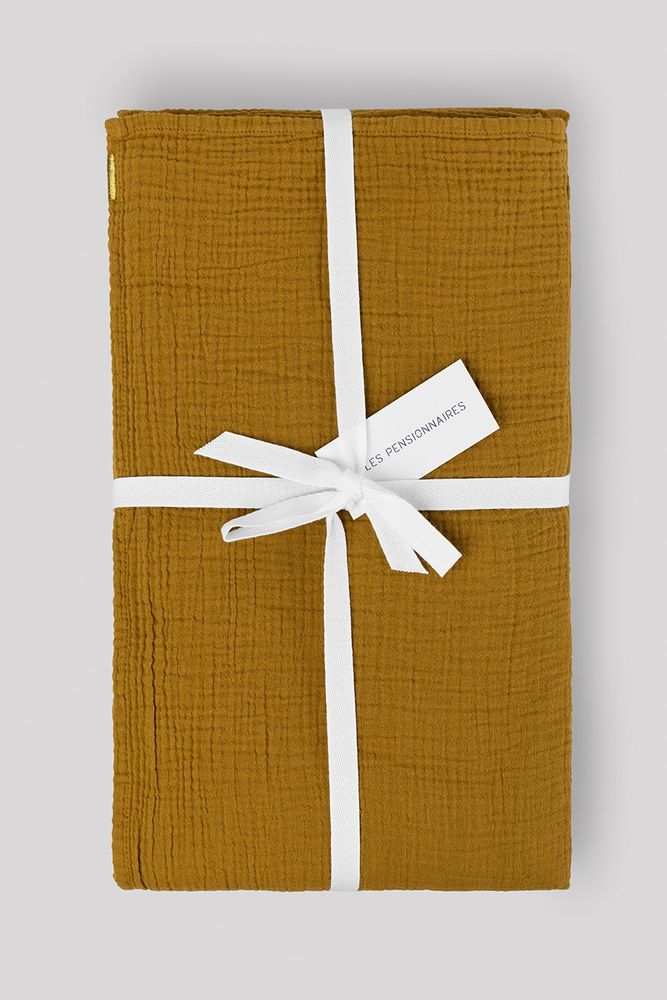Linge de lit - Drap plat en double gaze de coton - LES PENSIONNAIRES