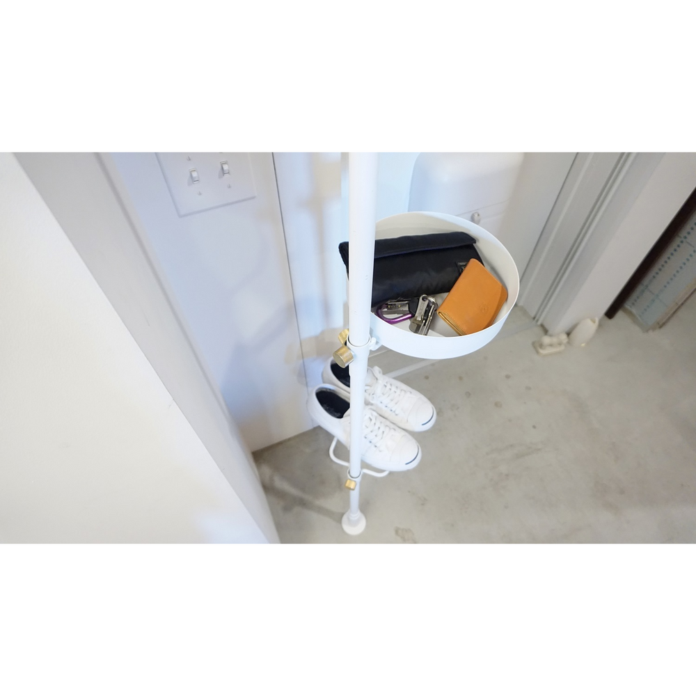 Office furniture and storage - 017 Shoes Rack White - DRAW A LINE