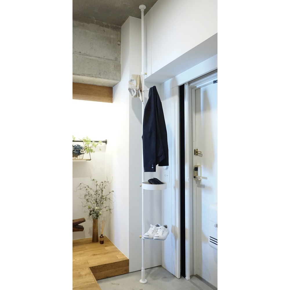 Office furniture and storage - 017 Shoes Rack White - DRAW A LINE