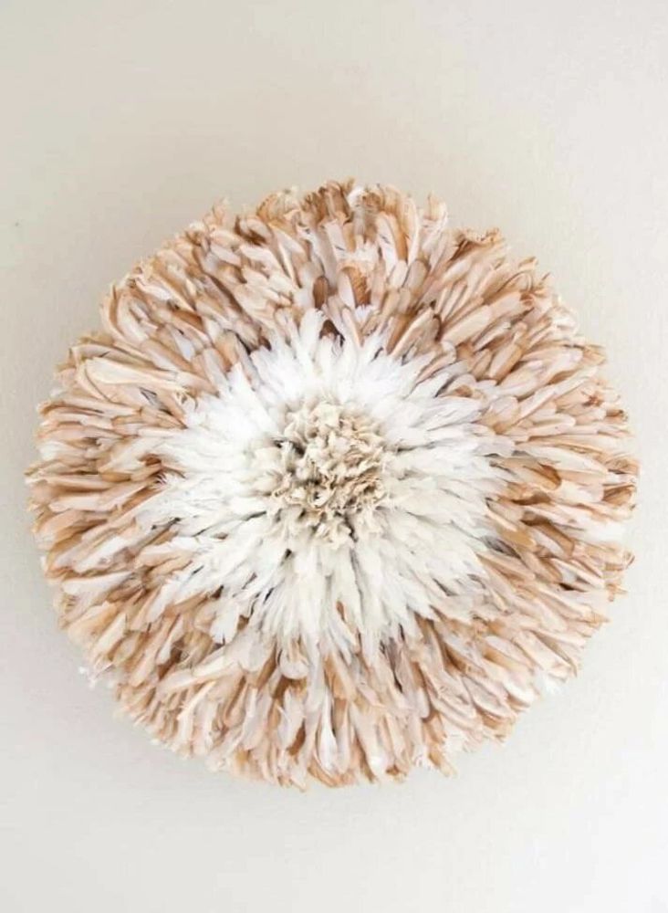 Autres décorations murales - Ensemble de 03 juju hats : décoration murale ou objet déco ou coiffe bamileke - HOME DECOR FR