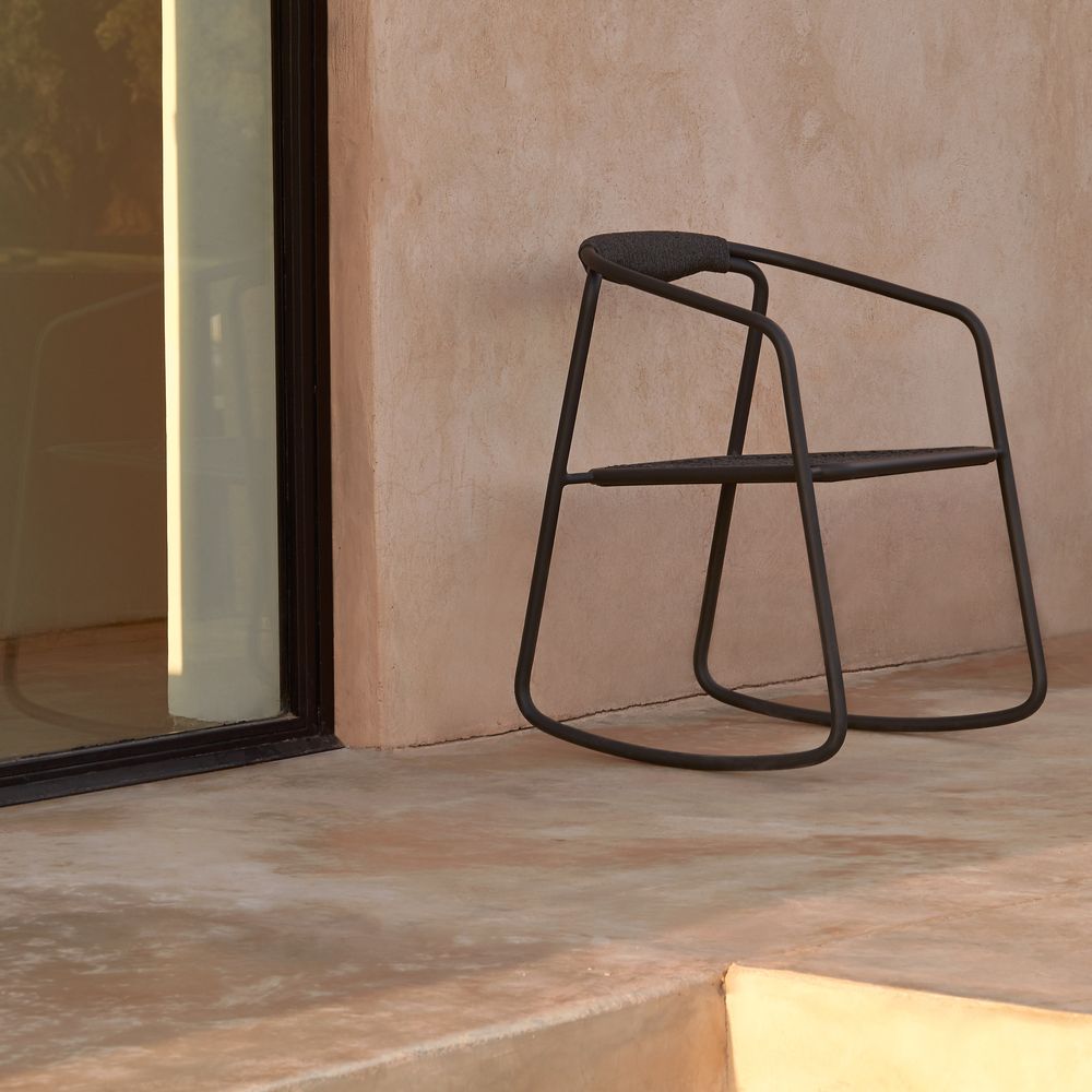 Chaises de jardin - Chaise à bascule d'extérieur Duo - MANUTTI