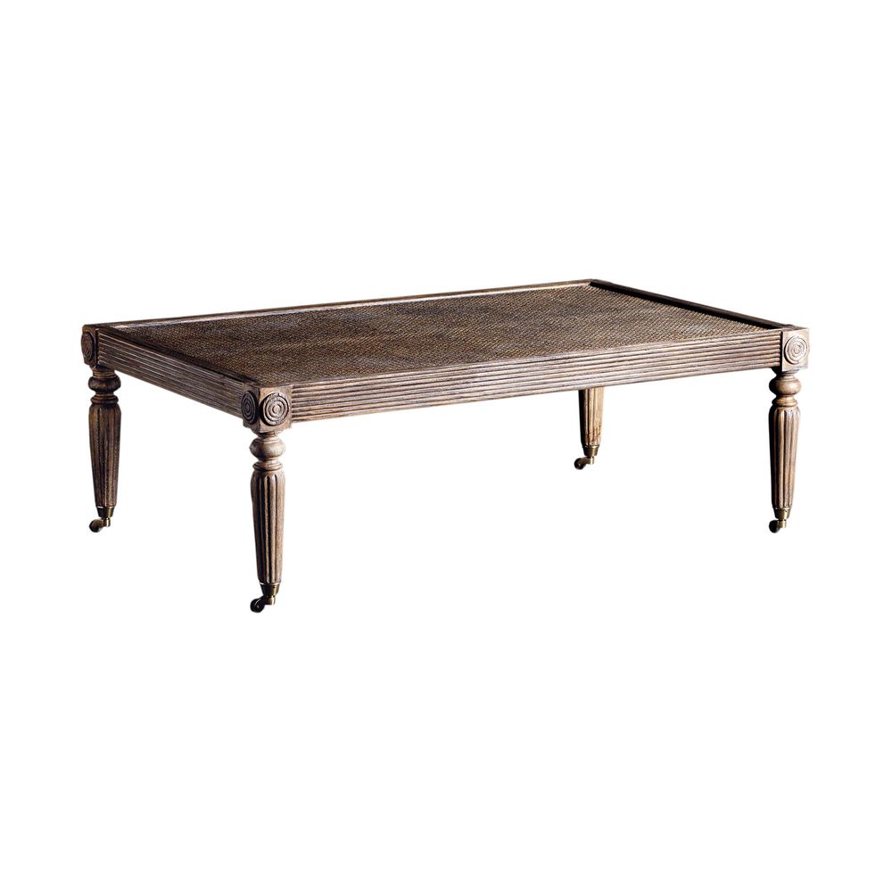 Tables basses - TABLE CAFÉ GRISE AVEC ROULETTES - BECARA