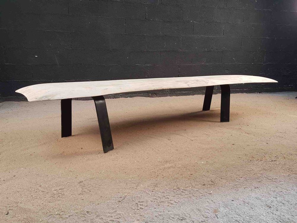 Assises pour bureau - banc en bois flotté - DECO-NATURE