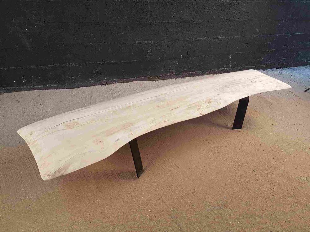 Assises pour bureau - banc en bois flotté - DECO-NATURE