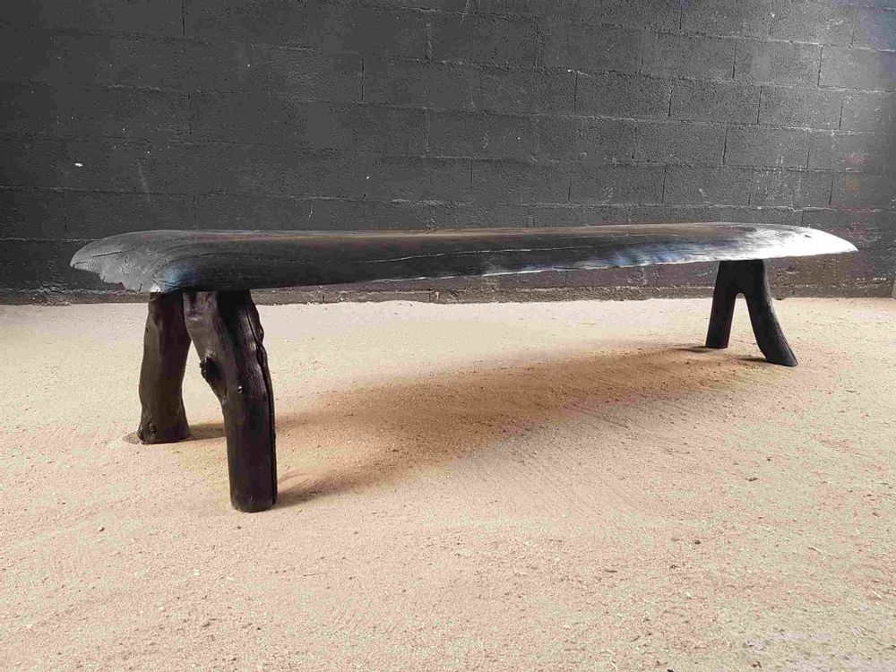 Assises pour bureau - banc en bois flotté - DECO-NATURE
