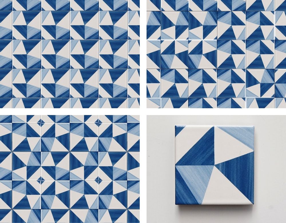 Objets de décoration - Magnet à carreaux bleus Gio Ponti - METROCS