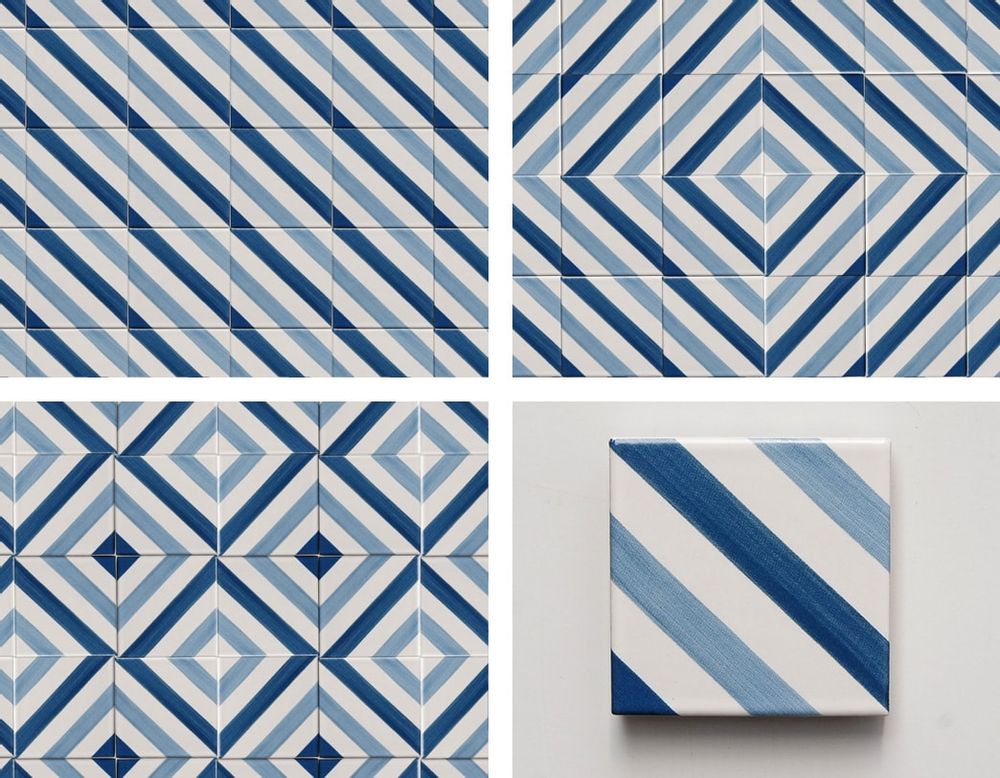 Objets de décoration - Magnet à carreaux bleus Gio Ponti - METROCS