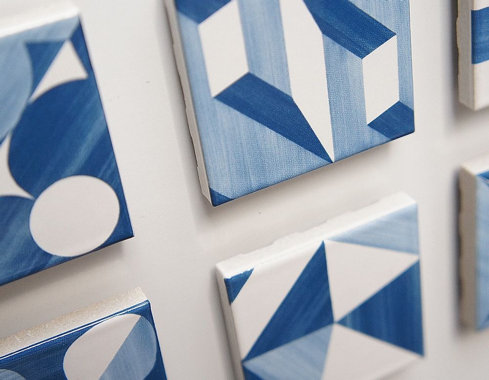 Objets de décoration - Magnet à carreaux bleus Gio Ponti - METROCS