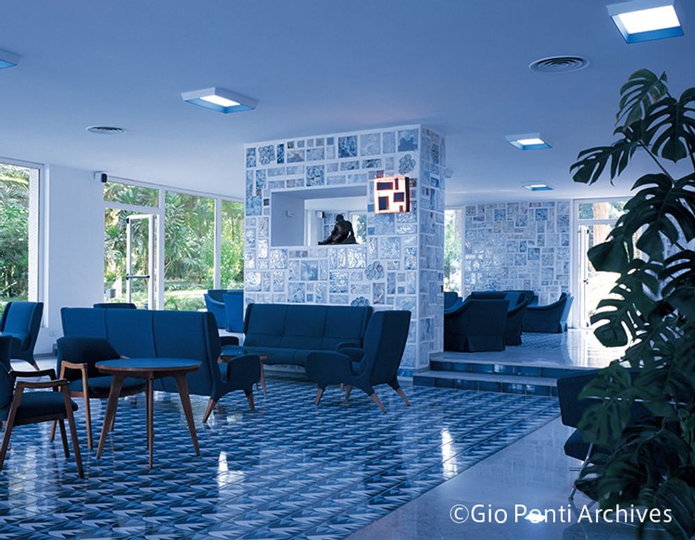 Objets de décoration - Magnet à carreaux bleus Gio Ponti - METROCS