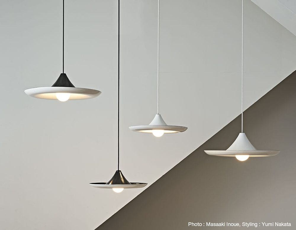 Office design and planning - CURL - Enamel Pendant Lamp - METROCS