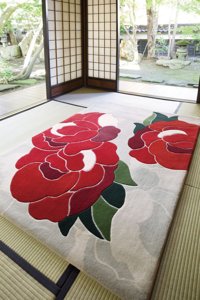 Design carpets -  CARPET BOTAN/SHAKUNAGE - YAMAGATA DANTSU