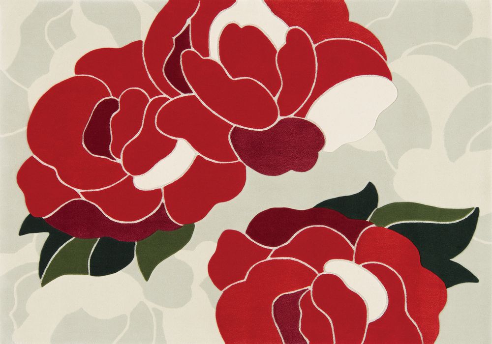 Design carpets -  CARPET BOTAN/SHAKUNAGE - YAMAGATA DANTSU