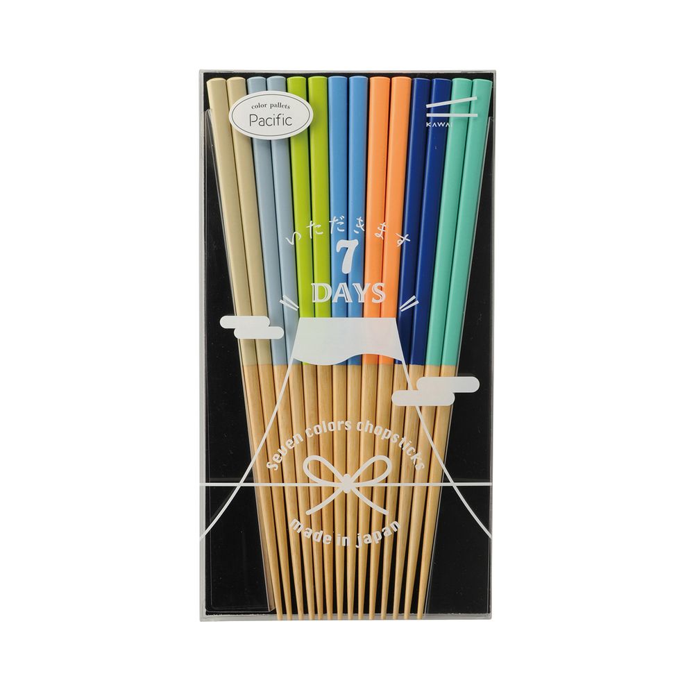 Cadeaux - Ensemble de baguettes de couleur coordonnée 7 paires - HASHIFUKU