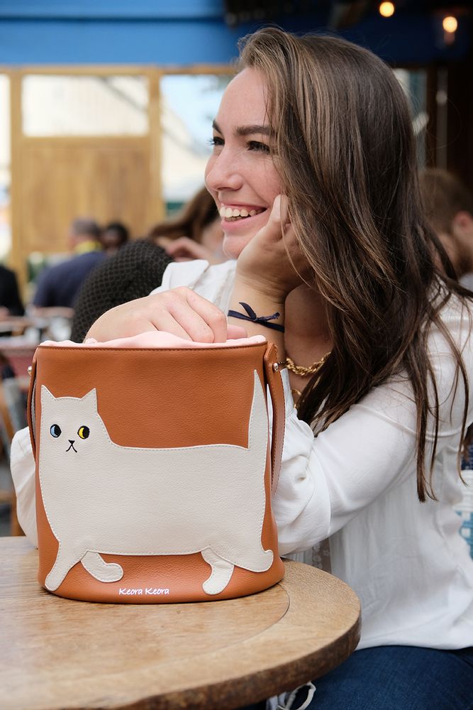 Sacs et cabas - Sac en cuir Chat - KEORA KEORA TOKYO