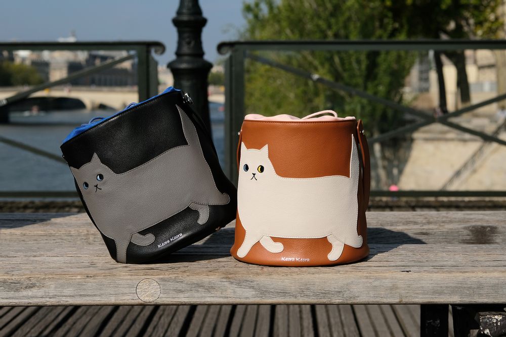 Sacs et cabas - Sac en cuir Chat - KEORA KEORA TOKYO