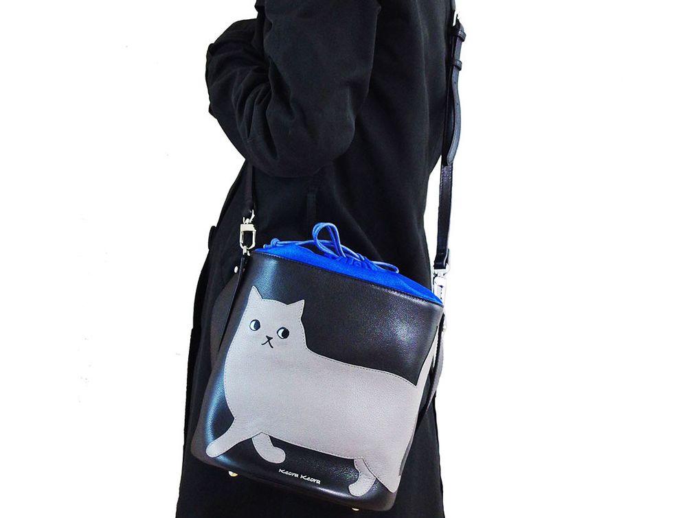 Sacs et cabas - Sac en cuir Chat - KEORA KEORA TOKYO
