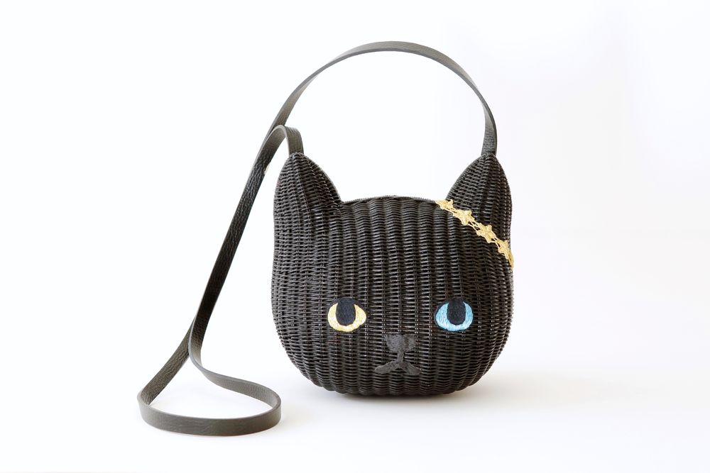 Sacs et cabas - Sac en rotin Chat / Taille M - KEORA KEORA TOKYO
