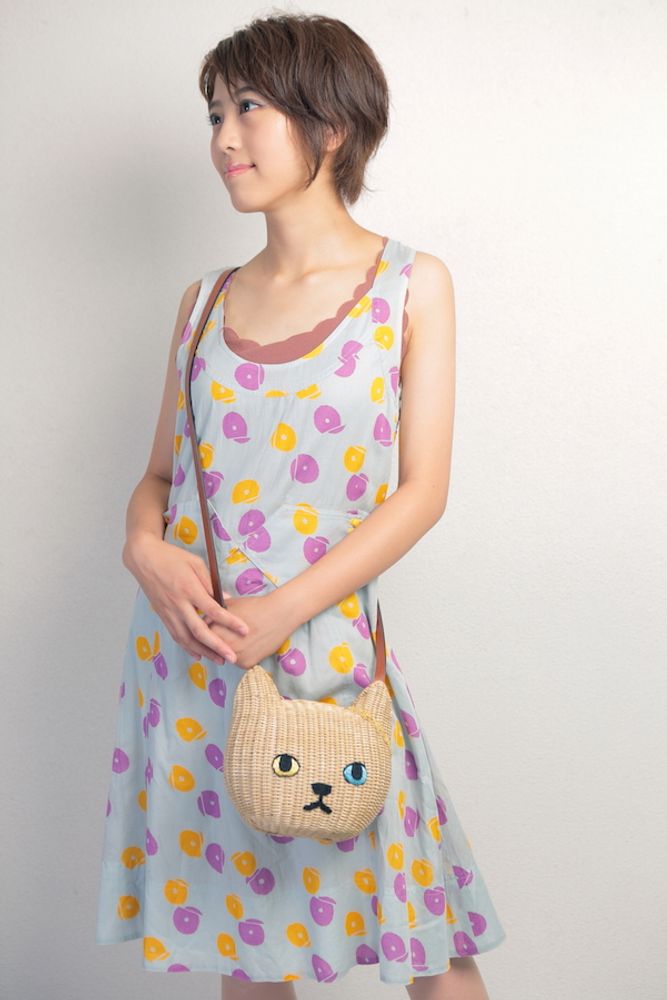 Sacs et cabas - Sac en rotin Chat / Taille M - KEORA KEORA TOKYO