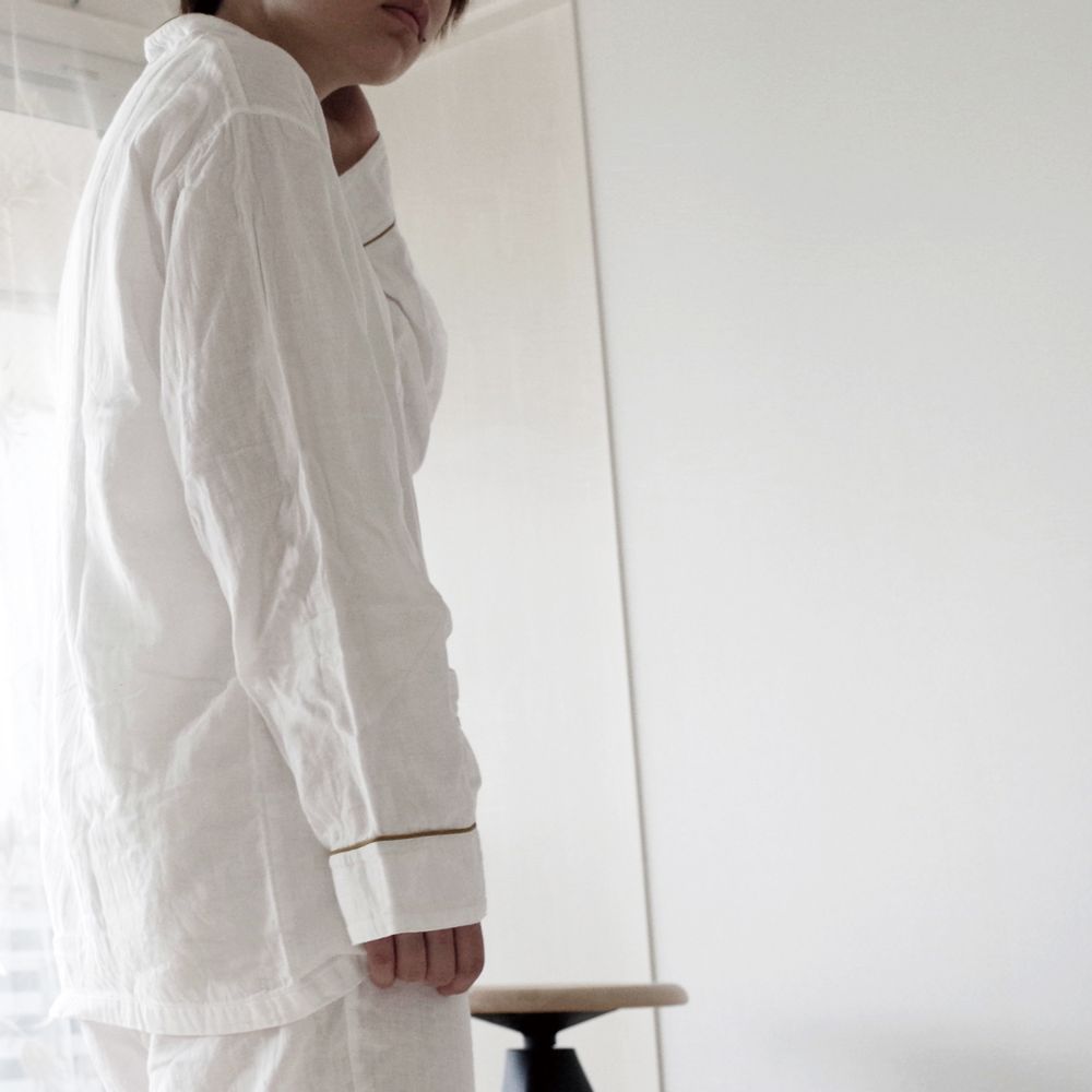 Homewear - Kyo Wazarashi Mensya gauze pajamas - DAITOU SHINGU