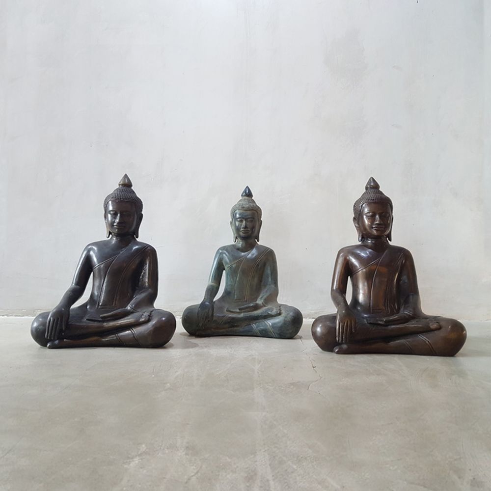 Sculptures, statuettes et miniatures - Statue Bouddha en bronze - NYAMAN GALLERY BALI
