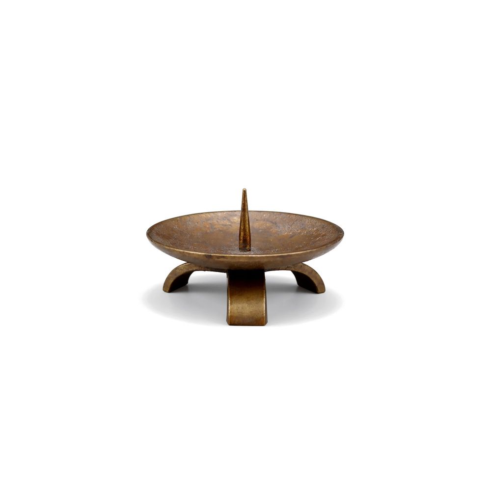 Candlesticks and candle holders - GUSOKU - Tripod - brass candle holder - NOUSAKU